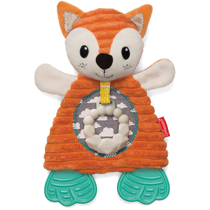 Infantino Go Gaga Cuddly Fox Teether Age- Newborn & Above