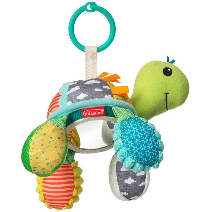 Infantino Go Gaga Mirror Pal Turtle Age- Newborn & Above