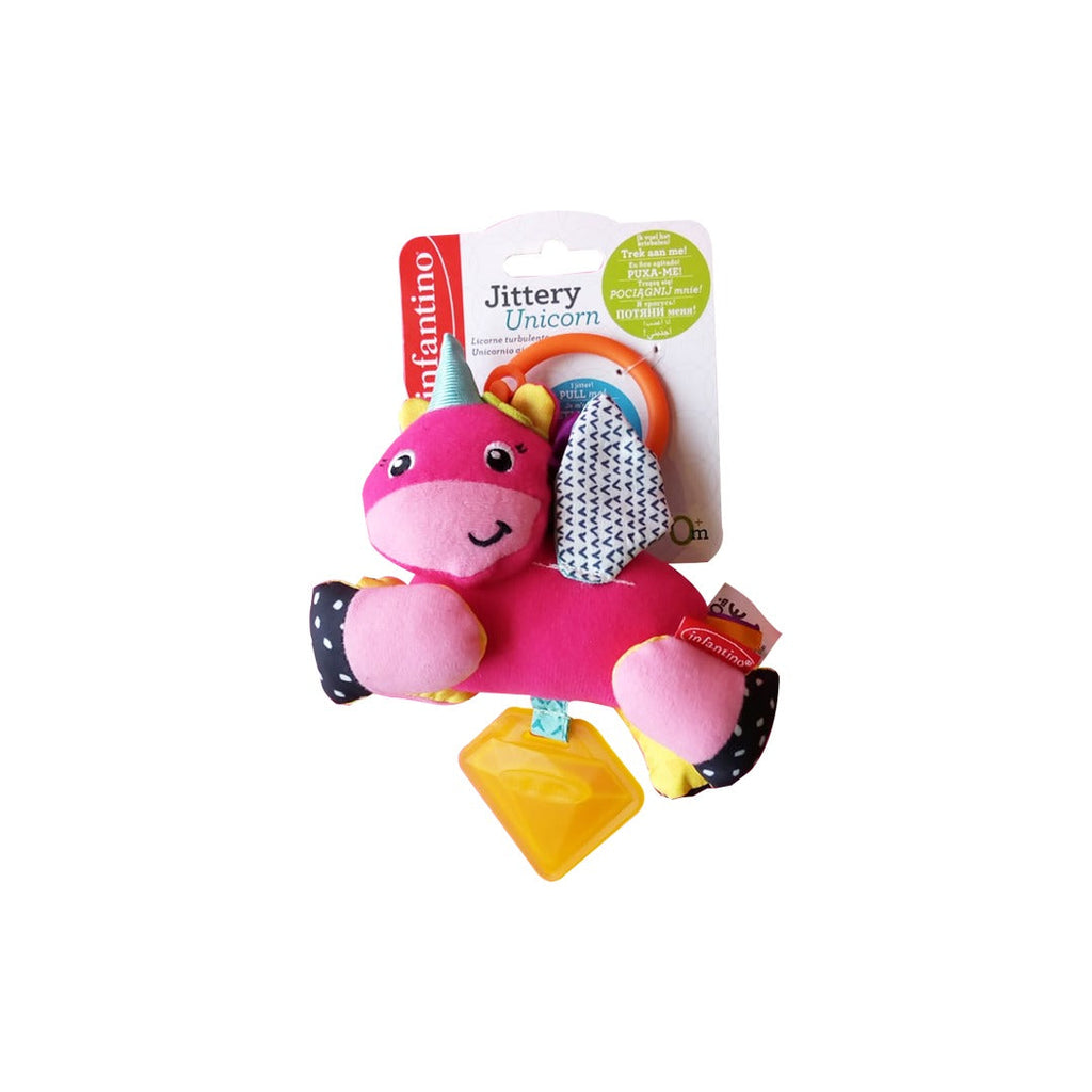 Infantino Jittery Unicorn - Sparkle 0m+