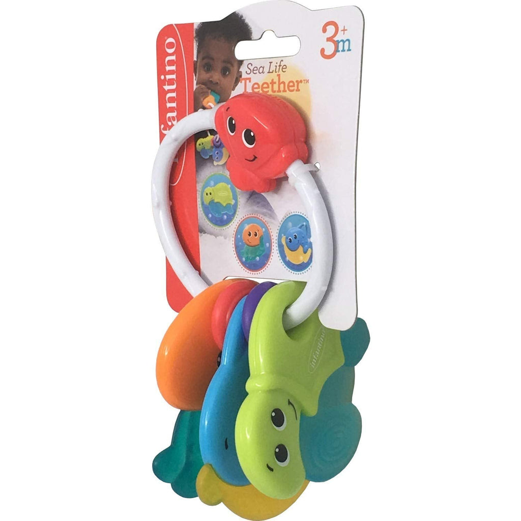 Infantino Sea Themed Teether Multicolor Age- 3 Months & Above 