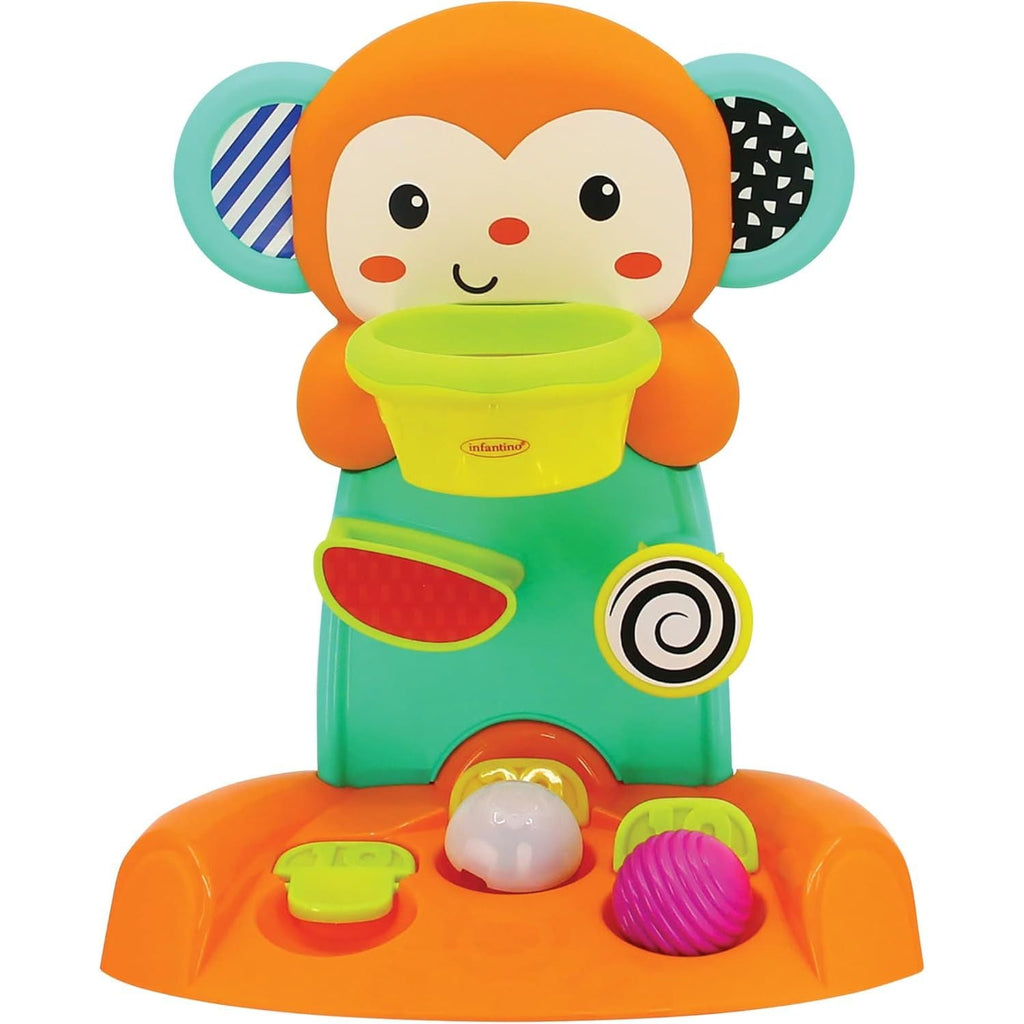 Infantino Shoot 'N Score Happy Hoops Basketball Game Multicolor Age- 12 Months & Above