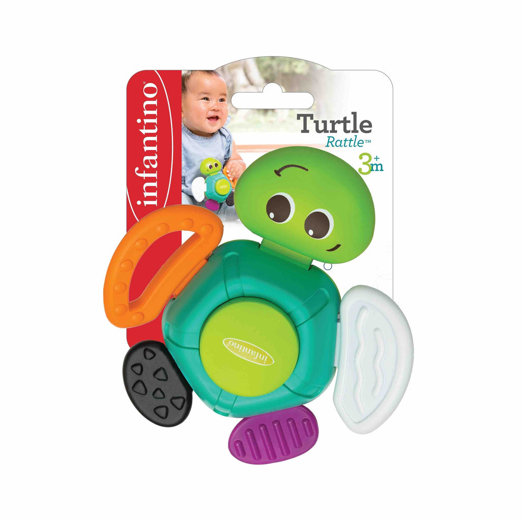 Infantino Turtle Rattle 3M+