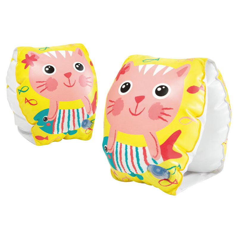 Intex Happy Kitten Arm Bands Multicolor Age-18 Months & Above