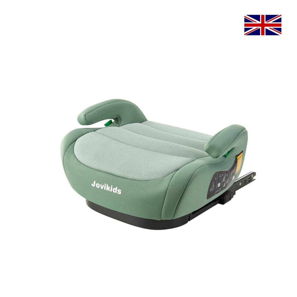 Jovikids I-Size Booster Seat with ISOFIX 125-150 cm Group 3 (WD020) Green Age- 6 Years to 12 Years