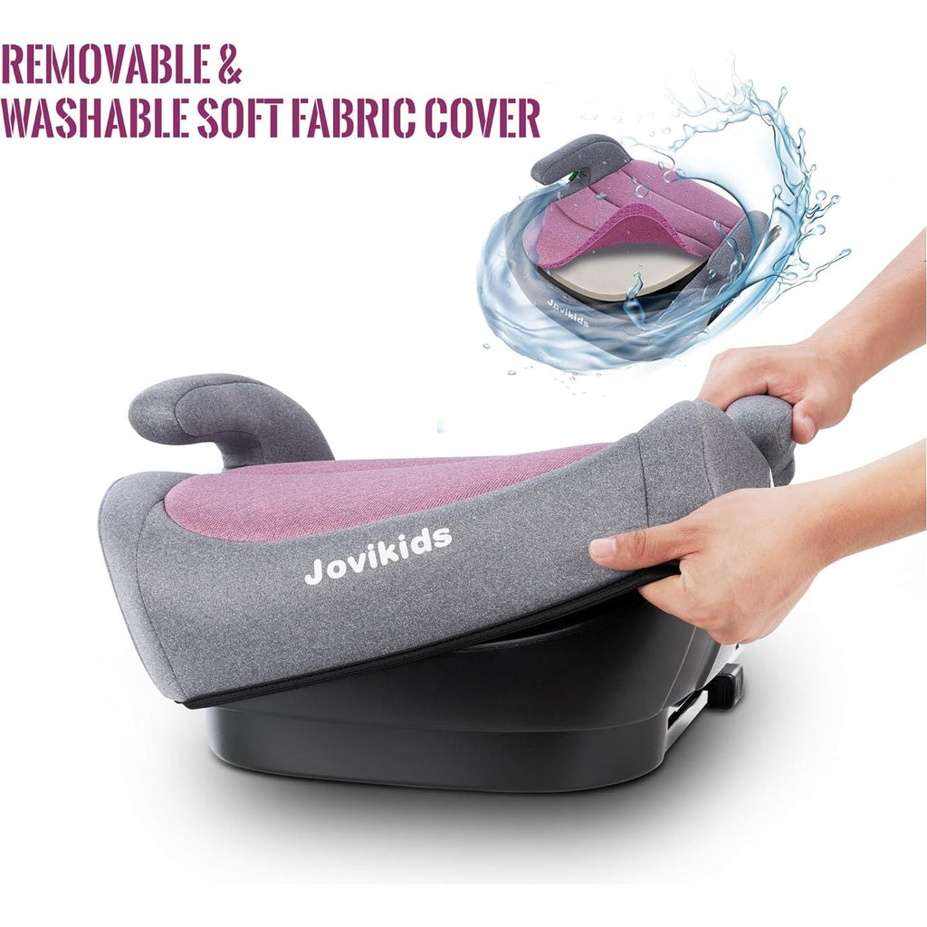 Jovikids I-Size Booster Seat with ISOFIX 125-150 cm Group 3 (WD020) Black Age- 6 Years to 12 Years