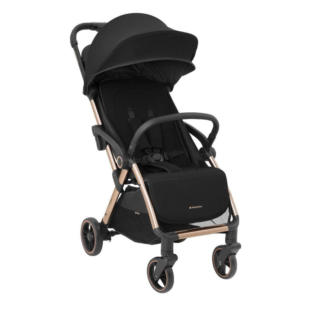 Kikkaboo Eden Autofolding Pushchair Black Age-Newborn & Above (Holds upto 22 Kg)