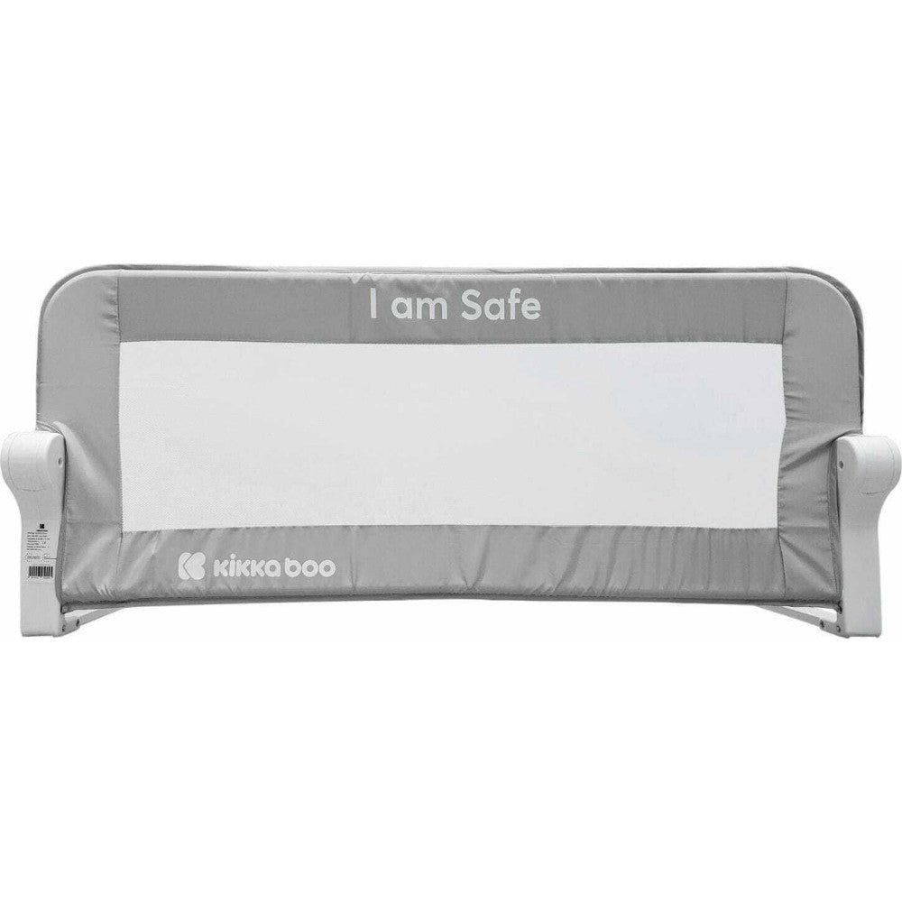 Kikkaboo I am Safe Protective Bed Rail Gray 150cm Grey Age-18 Months to 5 Years