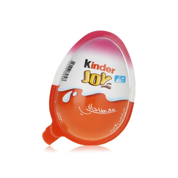 Kinder Joy Girls Cocoa & Milk Cream Egg with Surprise Toy Pink 20g Age- 3 Years & Above