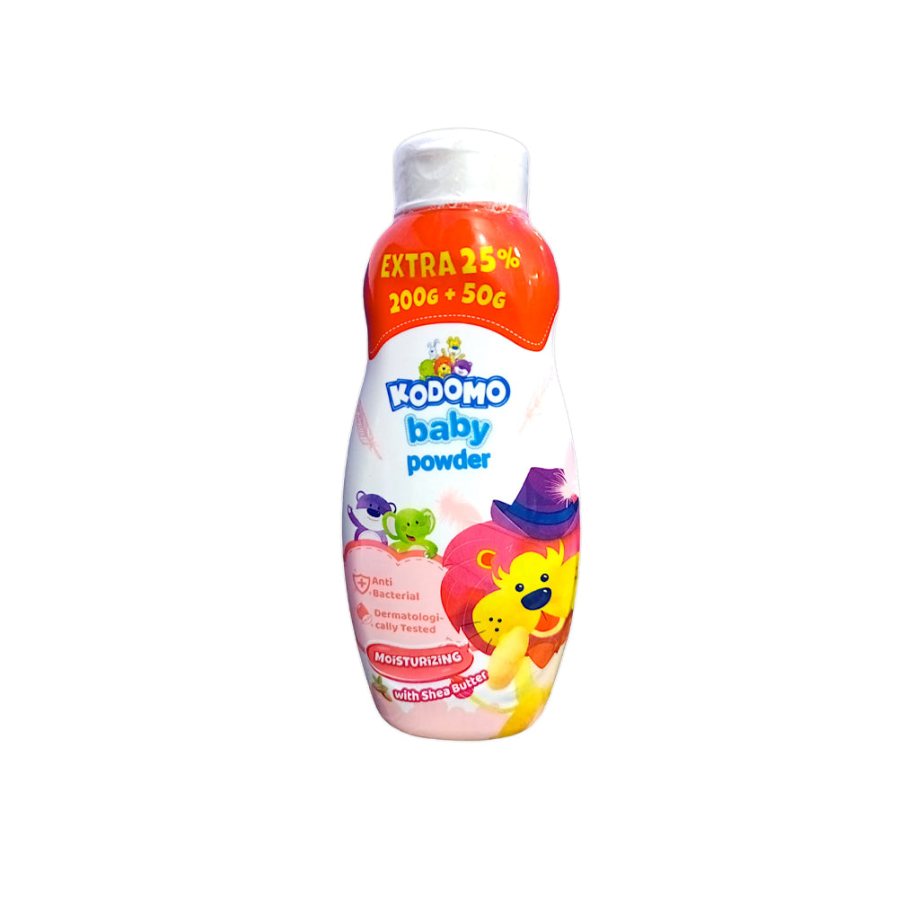 Kodomo Baby Moisturizing Powder  with Shea Butter 250 Grams Age- Newborn & Above