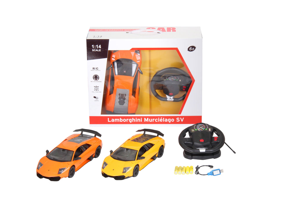 Lamborghini 1:14 Authorized Remote Control Car LP670+ Steering Wheel MJ3657720 Age- 3 Years & Above