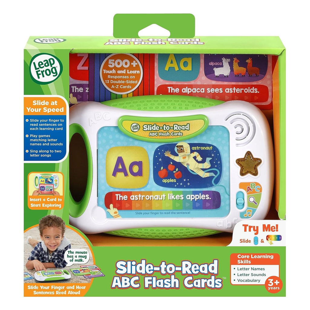LeapFrog Slide-to-Read ABC Flash Cards Age- 3 Years & Above
