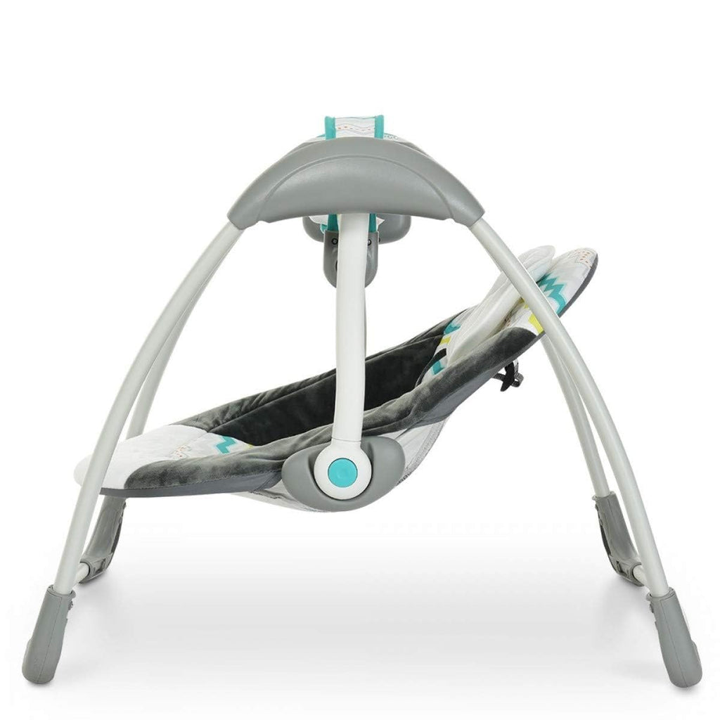 Mastela Baby Deluxe Portable Swing Chair Green & Grey 6503 Age- Newborn to 24 Months (Holds upto 11 Kgs)