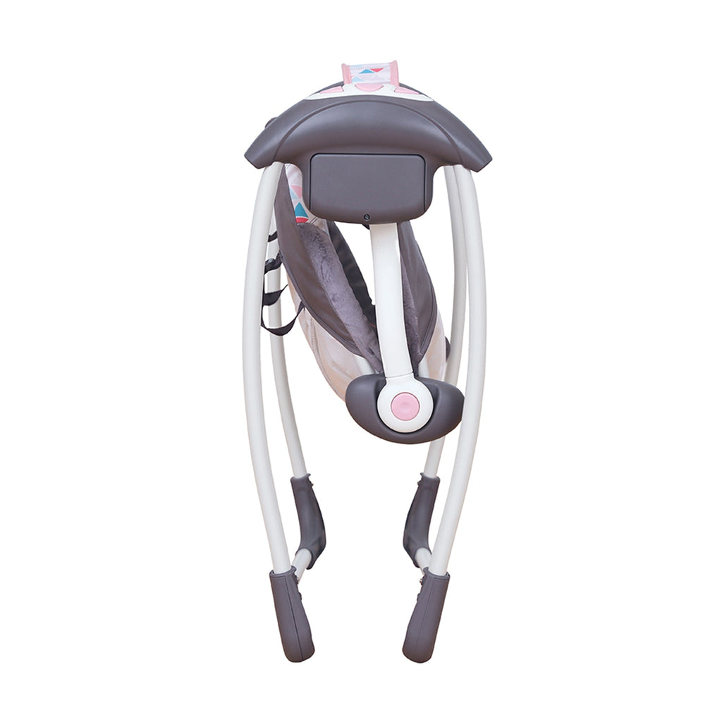 Mastela Baby Deluxe Portable Swing Chair Pink & Grey 6504 Age- Newborn to 24 Months (Holds upto 11 Kgs)