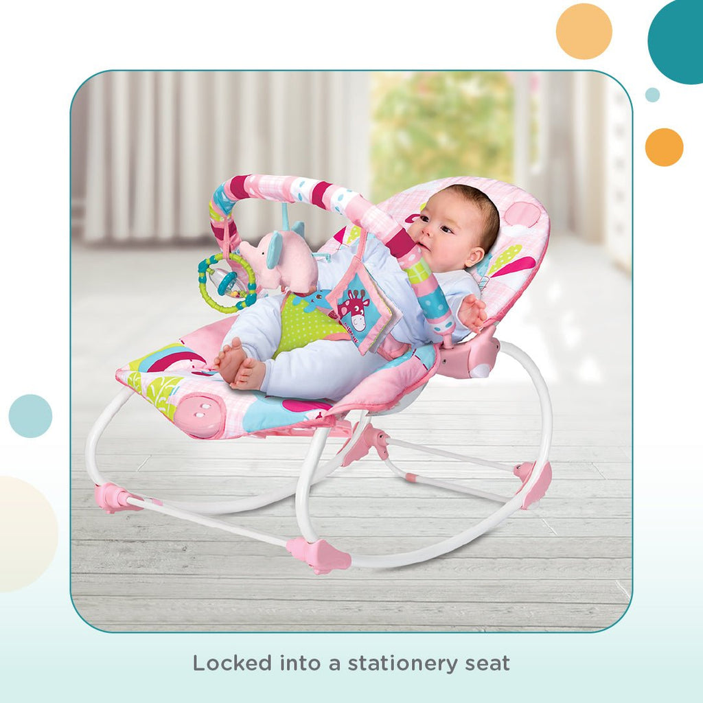 Mastela Newborn to Toddler Rocker Pink 6921 Age- Newborn to 36 Months