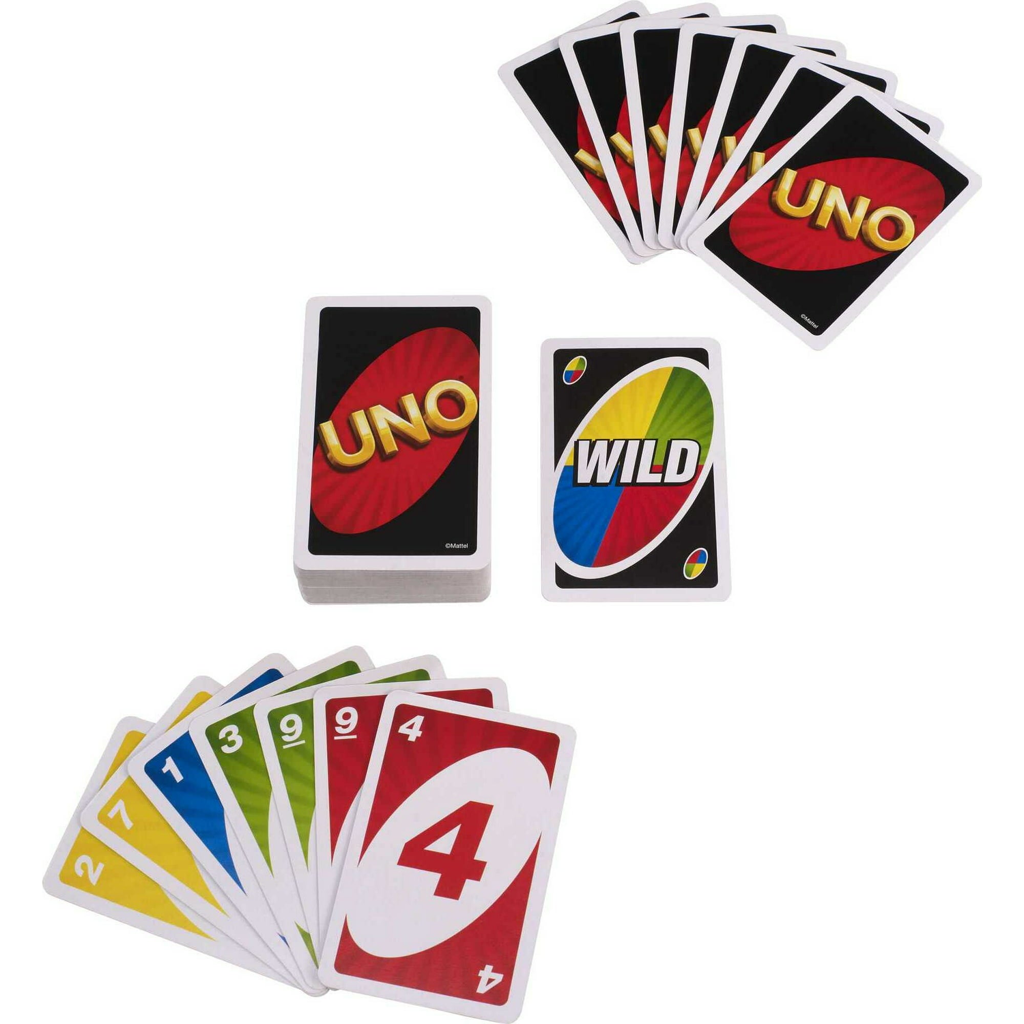Uno Multicoler Card Mattel UNO Card Game Multicolor Age- 6 Years & Above – Peekaboo Baby ...