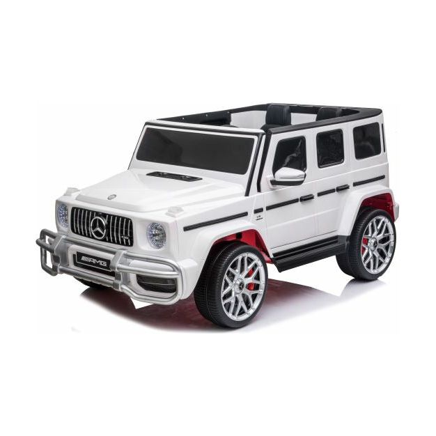 Mercedes Benz White AMG Classy Ride On Jeep with 12 V + 7 AH Battery Age- 3 Years & Above