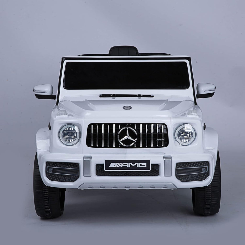Mercedes Benz AMG Classy Ride On Jeep with 12 V + 4.5AH Battery White G63 AMG Age- 2 Years to 5 Years