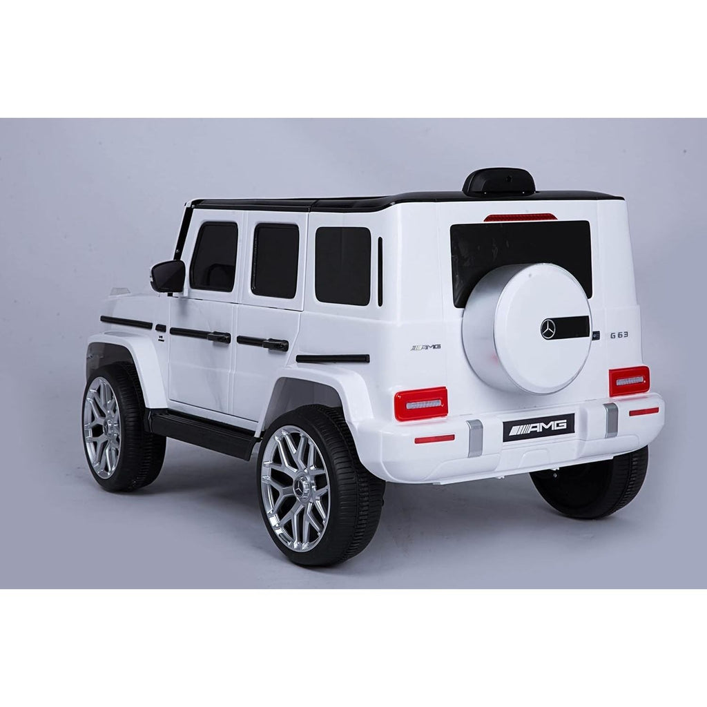 Mercedes Benz AMG Classy Ride On Jeep with 12 V + 4.5AH Battery White G63 AMG Age- 2 Years to 5 Years