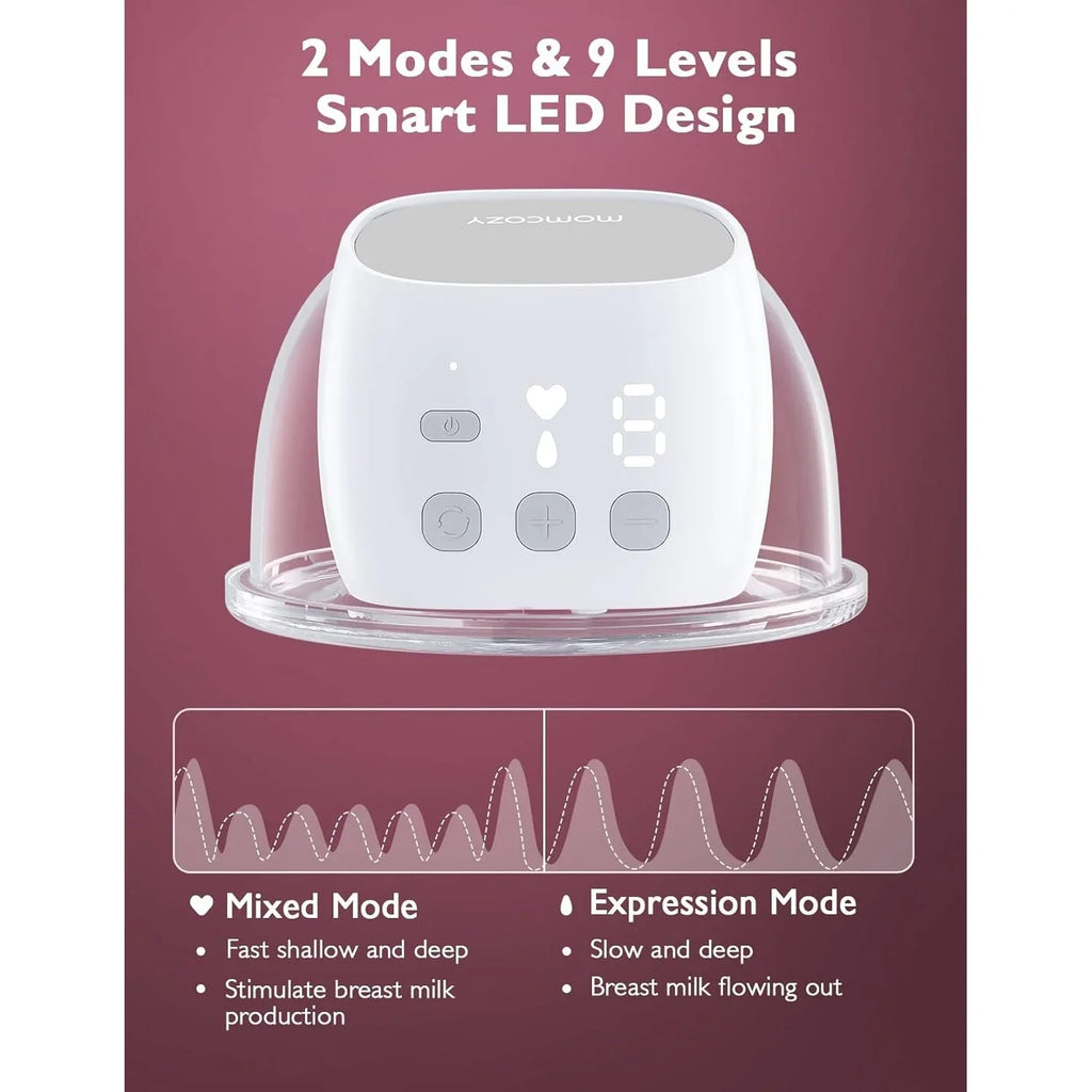 Momcazy Single Wearable S9 Pro Breast Pump for Mumz