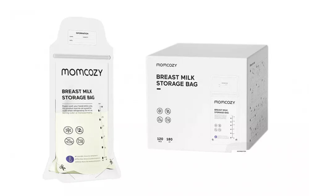 Momcozy Breastmilk Storage Bags with 180 ML Capacity  50 Pcs