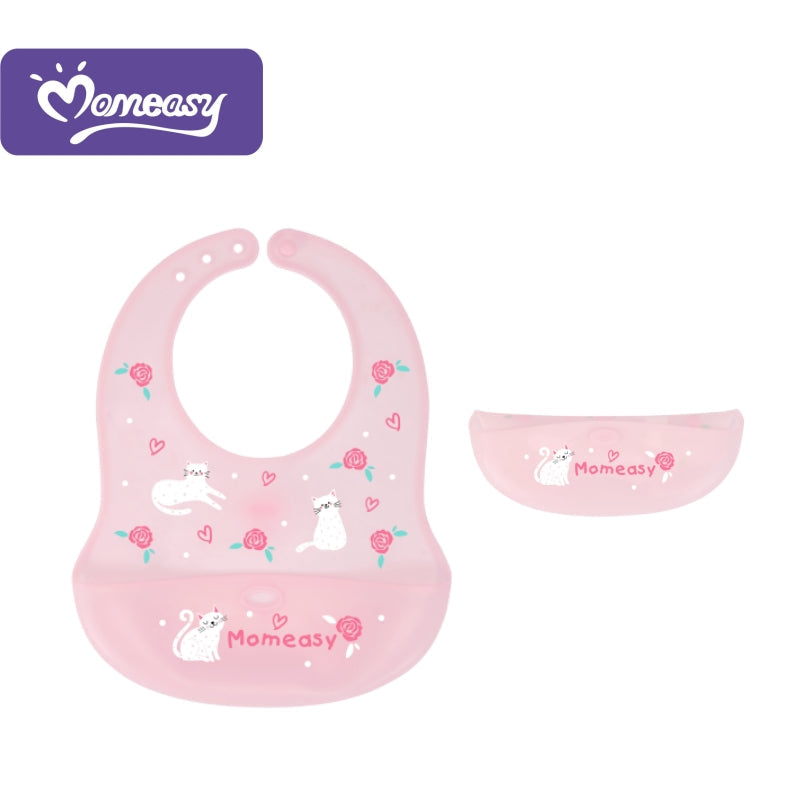 Momeasy Silicone Baby Bib 45363 Age- 6 Months & Above