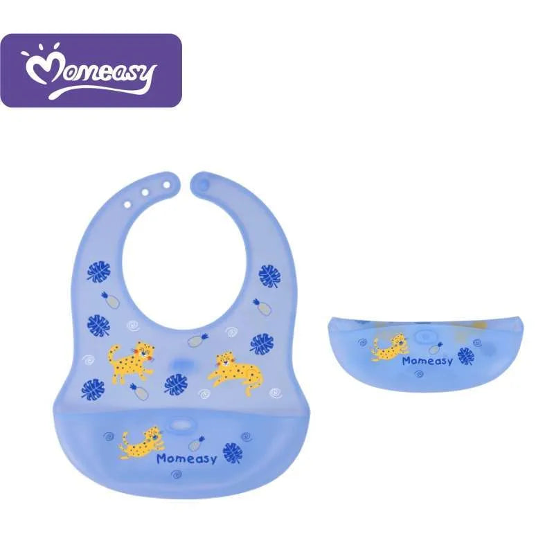 Momeasy Silicone Baby Bib 45363 Age- 6 Months & Above