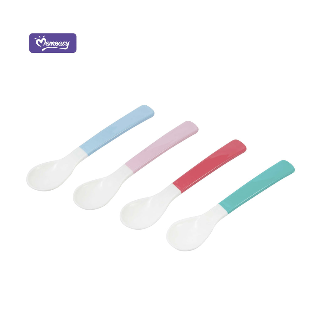 Momeasy Silicone Soft Spoons Pack of 2 45604 Age- 6 Months & Above