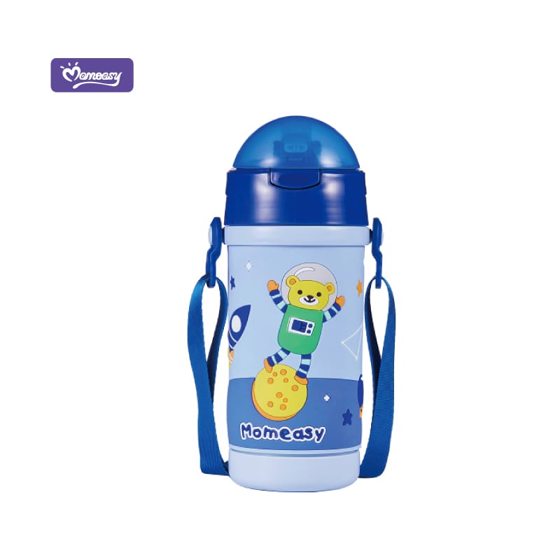 Momeasy Water Bottle With Straw 400Ml 46504  Age- 24 Months & Above
