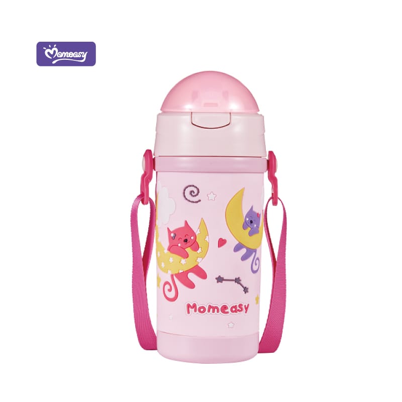 Momeasy Water Bottle With Straw 400Ml 46504  Age- 24 Months & Above