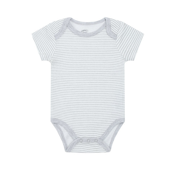 Motherschoice 3 pack Daily Bodysuits (100% Cotton) Grey IT5874
