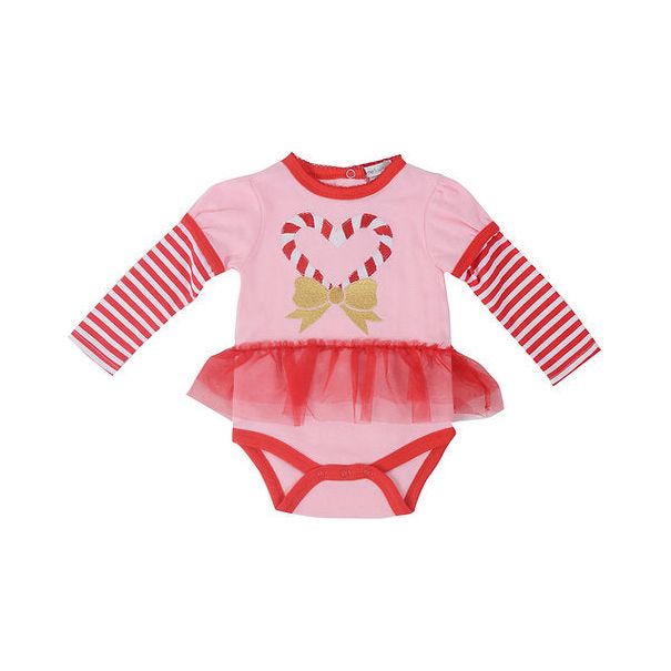 Motherschoice Christmas 3-Piece Layette Baby Gift Set Pink/Red IT9173