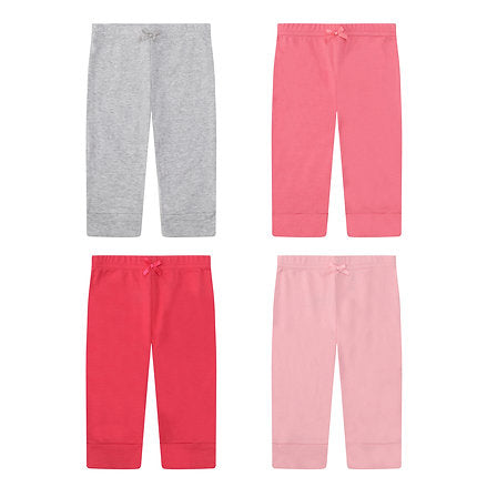 Motherschoice Everyday Essential Baby Leggings/Pants Pak of 4 Multicolor IT4314