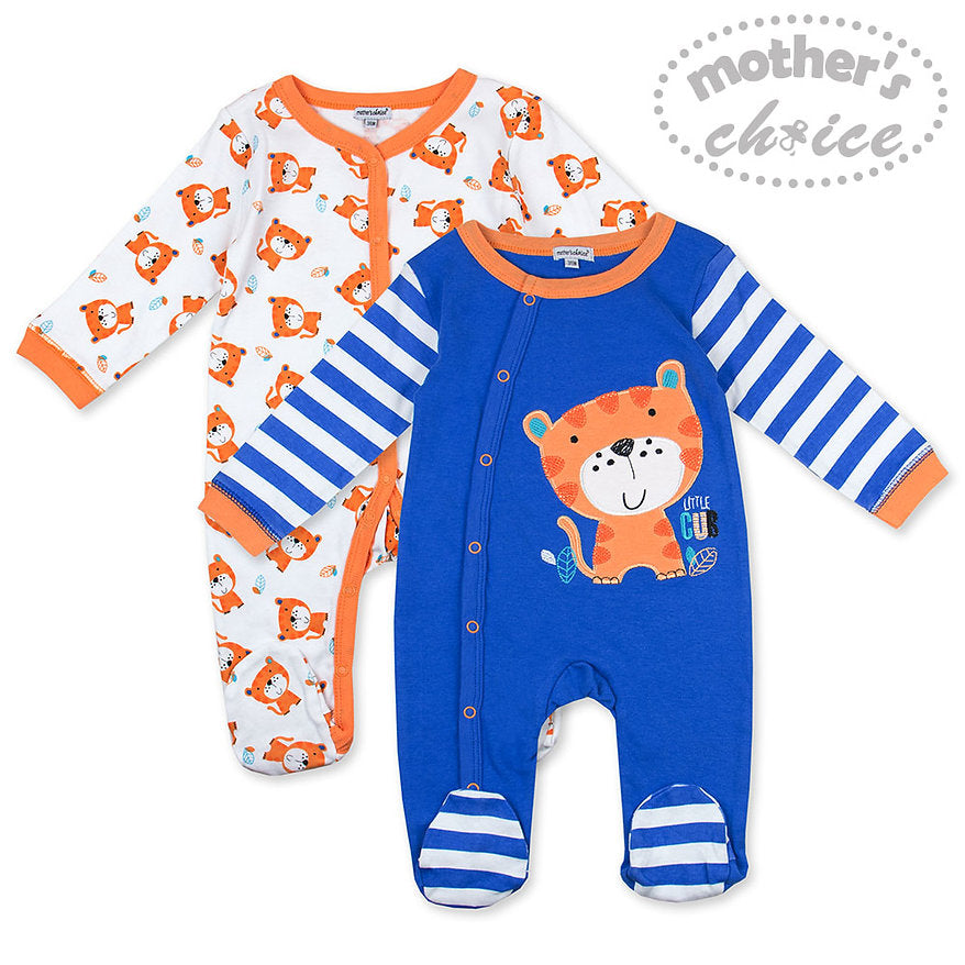 Motherschoice Printed Baby Rompers / Onesie Multicolor Pack of 2 IT9393