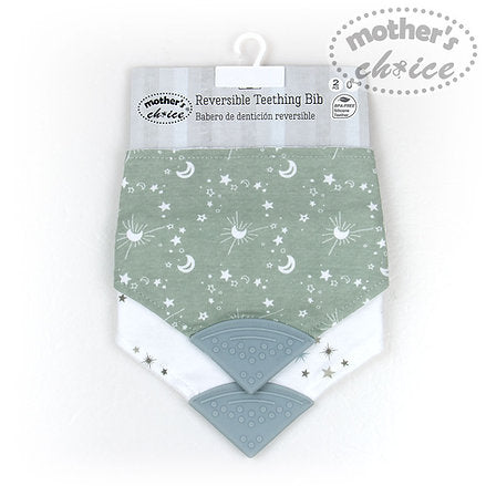 Motherschoice Reversible Teething Bibs Pack of 2 IT2607 Age- 3 Months to 36 Months