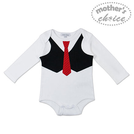 Motherschoice Tuxedo Look Sleepsuit  Babygrower IT8597