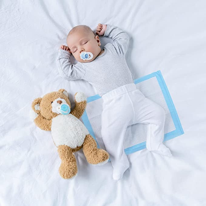 Peekaboo Disposable Changing mats (45x60cm) Large, Pack of 20 Age- Newborn & Above