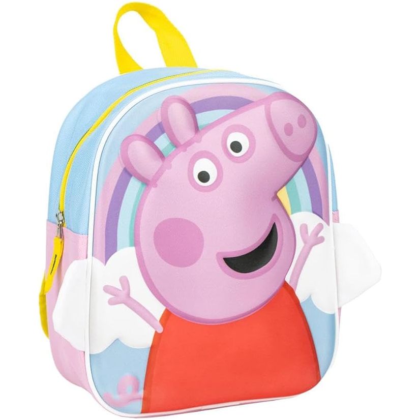 Peppa Pig 3D Printed Design Cute Backpack 5079 Age- 3 Years & Above