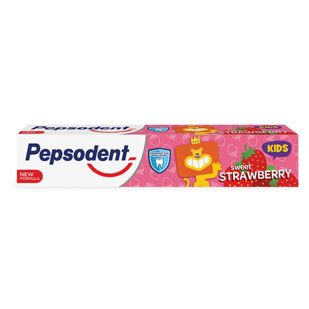 Pepsodent Kids Sweet Strawberry Toothpaste 50 grams Age- 2 Years & Above
