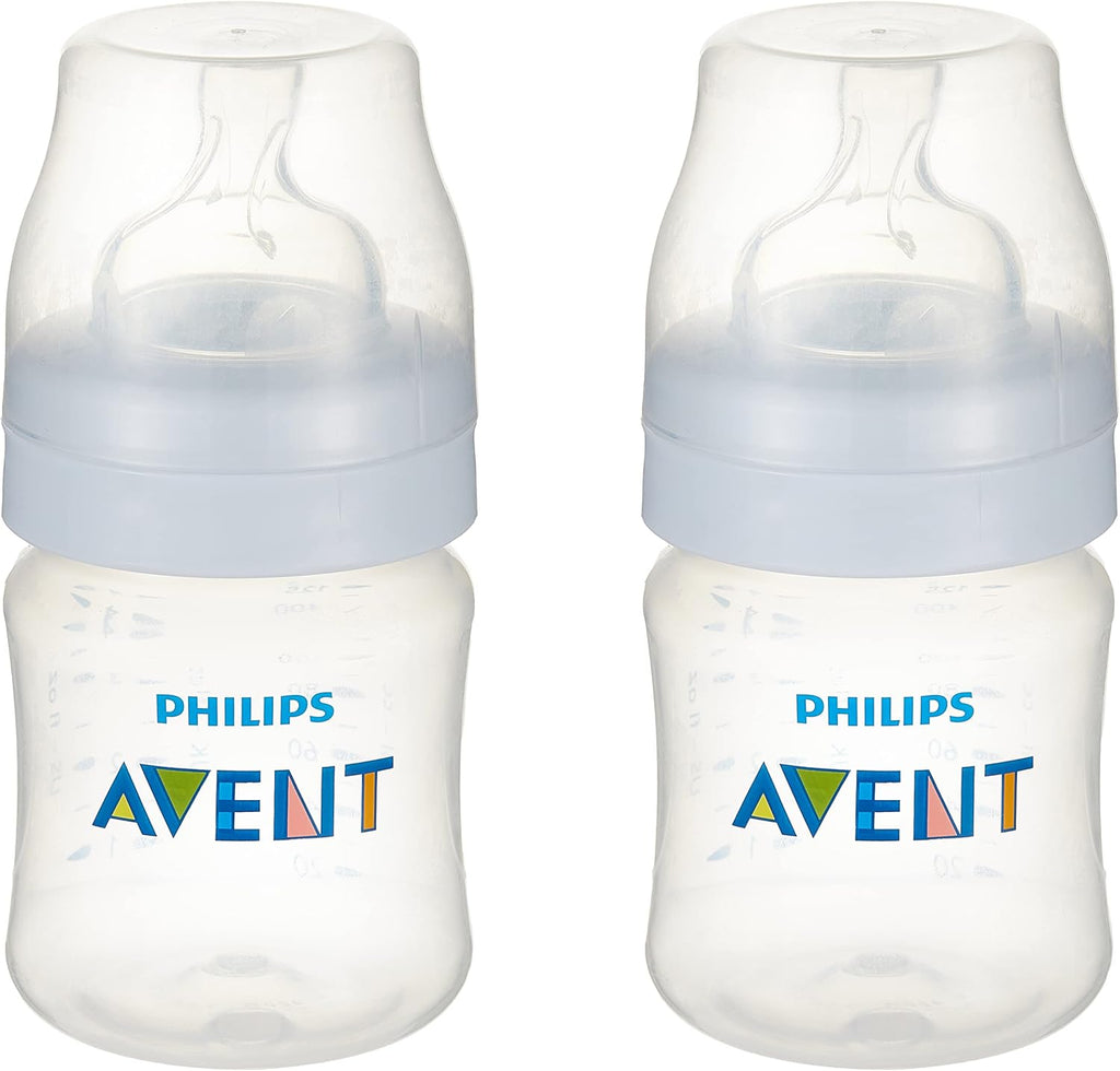 Philips Avent Anti-Colic Baby Feeding Bottle 125 ml Pack of 2  Scf810/62 Age- Newborn & Above