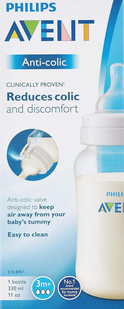 Philips Avent Anti-colic (Reduces Discomfort) Baby Bottle 330ml White Scf816/61 Age- 3 Months & Above