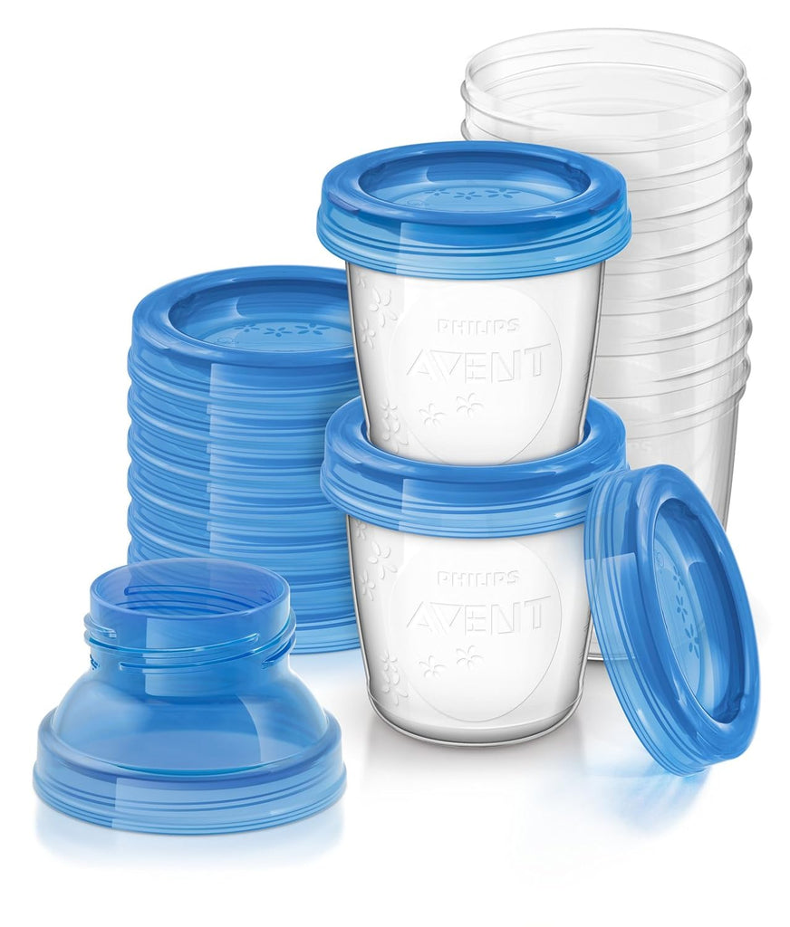 Philips Avent Breast Milk Storage Cups (Pack Of 10)-180ml SCF618/10