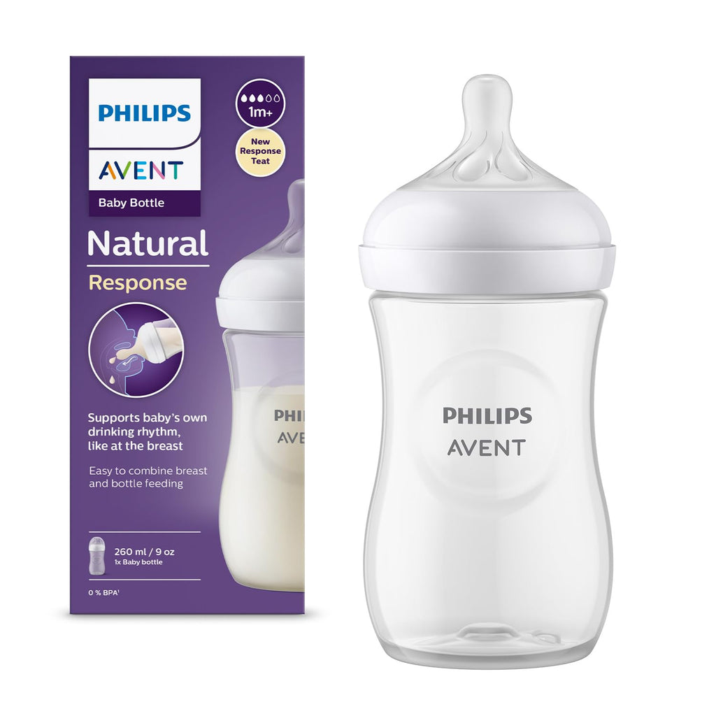 Philips Avent Natural Response Baby Bottle 260ml Scy903/01 Age- 1 Months & Above