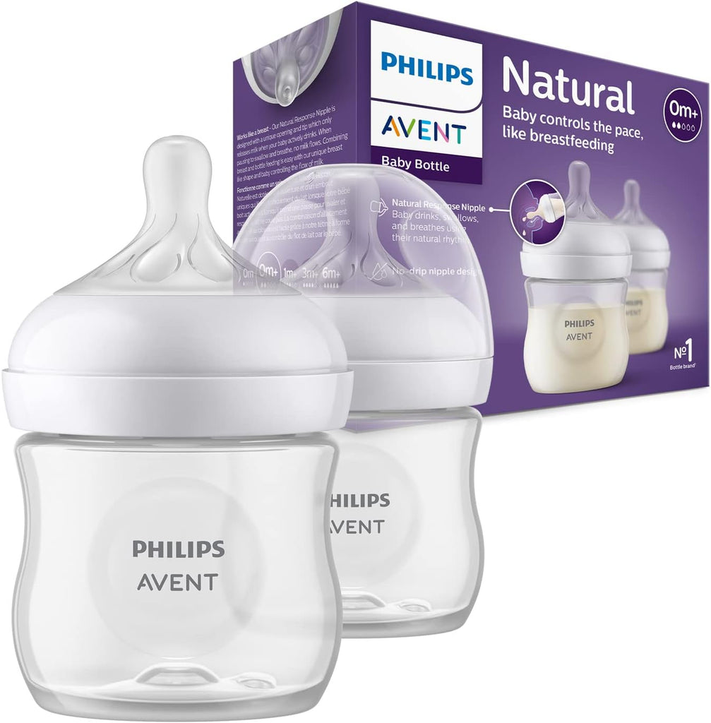 Philips Avent – Natural Response Bottle 125ml  Pack of 2  Scy900/02 AGe- Newborn & Above