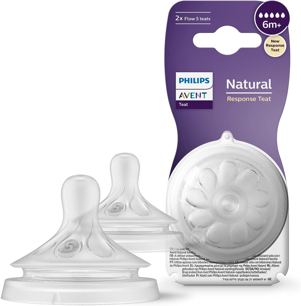 Philips Avent Natural Teats 3.0  SCY965/02 Pack of 2 Age- 6 Months & Above