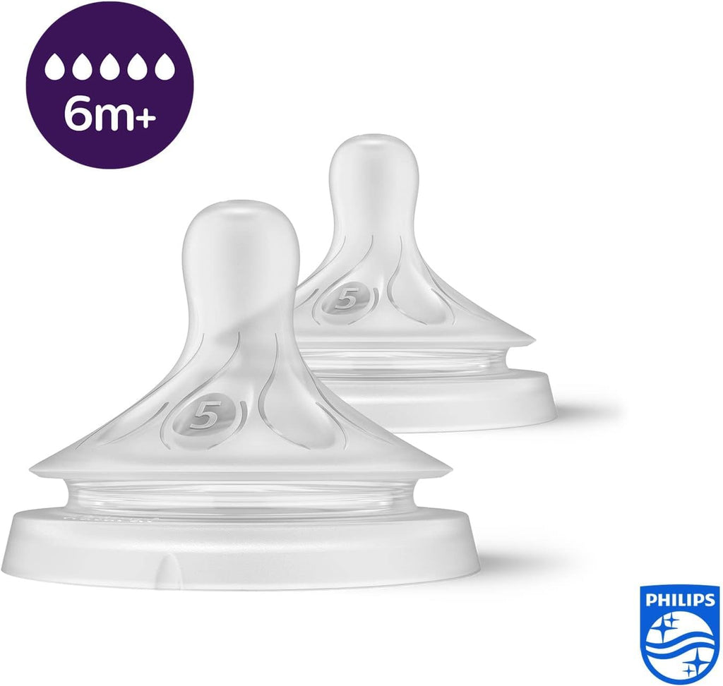 Philips Avent Natural Teats 3.0  SCY965/02 Pack of 2 Age- 6 Months & Above