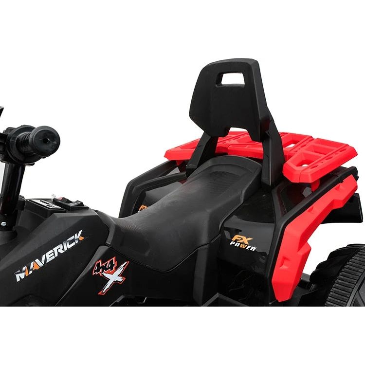 Pibi 12V High Power 125 cm Long Quad Motor Bike Ride-on SR3588 Red/Black Age- 3 Years & Above