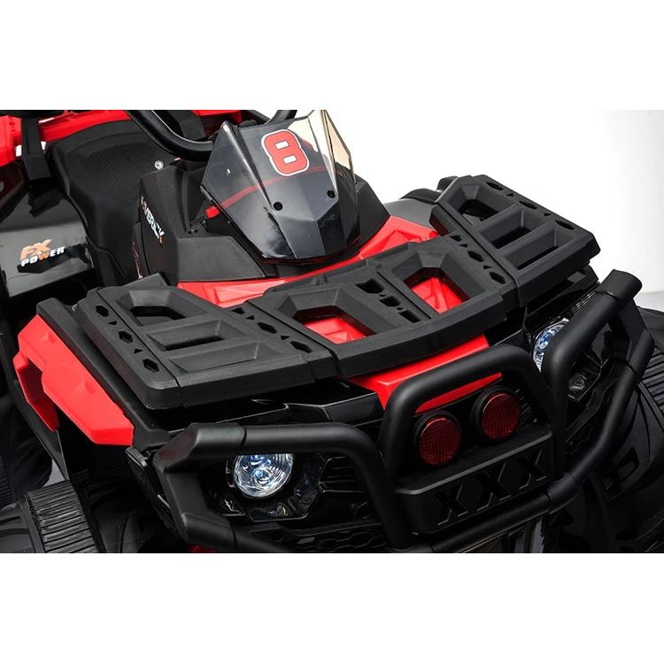 Pibi 12V High Power 125 cm Long Quad Motor Bike Ride-on SR3588 Red/Black Age- 3 Years & Above