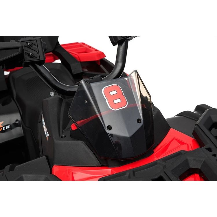 Pibi 12V High Power 125 cm Long Quad Motor Bike Ride-on SR3588 Red/Black Age- 3 Years & Above