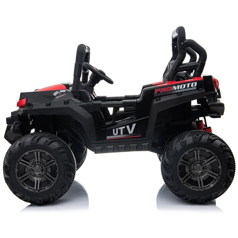 Pibi 12V High Power 130 cm Long Truck Ride-on SR3688 Red/Black Age- 3 Years & Above