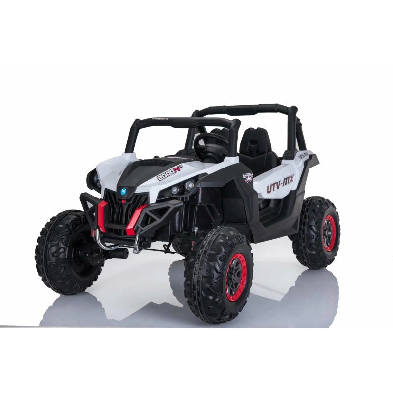 Pibi 2 Seater 12V Monster 4x4 Truck Buggy Ride On (SR603) White Age- 3 Years & Above